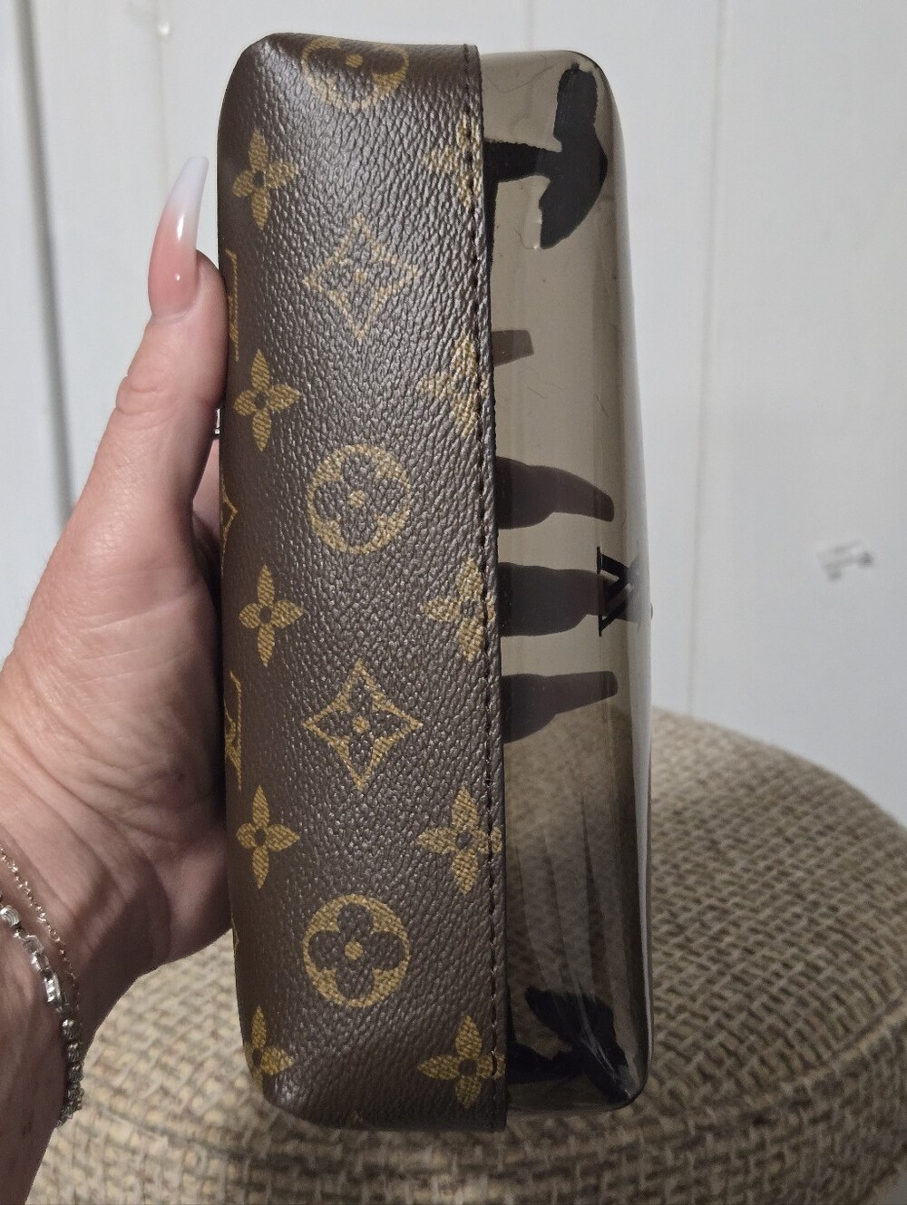 New Monogram & Clear Makeup Case - Picture 8 of 10